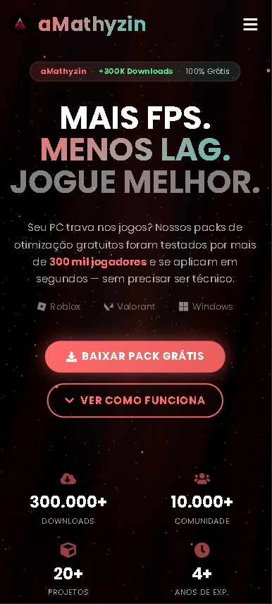 aMathyzin.com.br — versão mobile